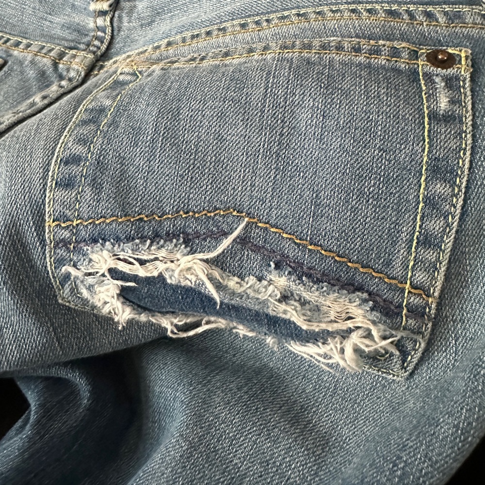 A/X Armani Exchange Chopper Distressed Jeans - 10R